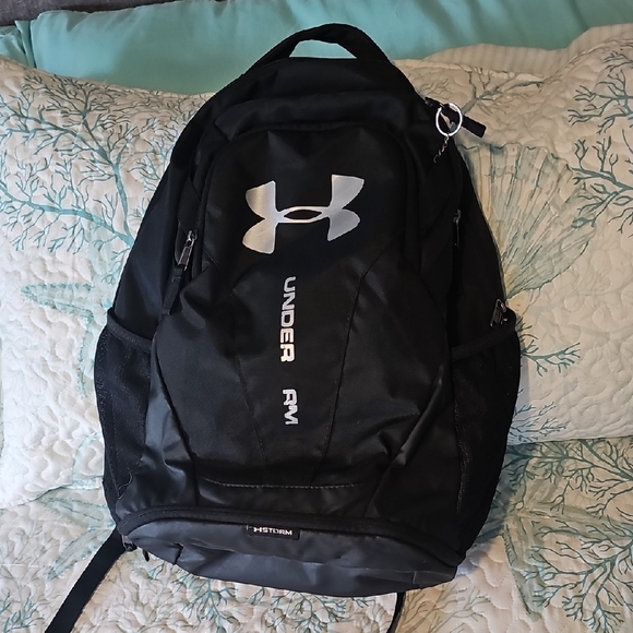 Under Armour Black and Grey Backpack - Picture 1 of 5